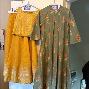 Three piece lehnga and jacket set